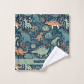 名前をカスタムする型 バスタオルセット (ウォッシュタオル)