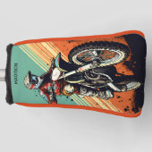 名前をカスタムする基十字 ゴルフヘッドカバー (正面)