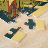 名前をカスタムする基十字 ジグソーパズル (側面)