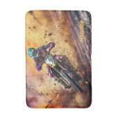 名前をカスタムする基十字 バスマット (正面縦)