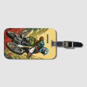 名前をカスタムする基十字 ラゲッジタグ (正面横)