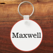 名前をカスタムする変更文字と色IDラベル キーホルダー (裏面)