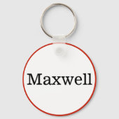 名前をカスタムする変更文字と色IDラベル キーホルダー (裏面)