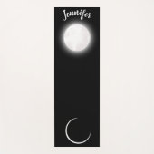 名前をカスタムする天満月三日月 ヨガマット (正面)