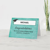 名前をカスタムする学院卒業 カード (正面)