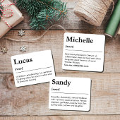 名前をカスタムする定義のフレンド辞書おもしろい シール