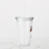 名前をカスタムする実在不動産業者 |不動産仲介業者ギフト アクリルタンブラー (右)