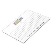 名前をカスタムする実在不動産業者 |不動産仲介業者ギフト ノートパッド (アングル)