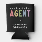 名前をカスタムする実在不動産業者 |不動産仲介業者ギフト 缶クーラー (裏面)