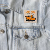 名前をカスタムする家族の巡航の休暇 缶バッジ (インサイチュ)