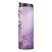 名前をカスタムする射手座〔占星術の〕十二宮図標識 タンブラー (回転右)