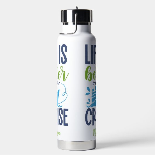 名前をカスタムする巡航 ウォーターボトル (右面)