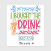 名前をカスタムする巡航 シール (シート)