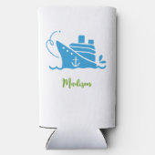 名前をカスタムする巡航 スリム缶クーラー (裏面)