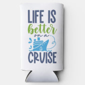 名前をカスタムする巡航 スリム缶クーラー (正面)