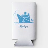 名前をカスタムする巡航 スリム缶クーラー (裏面)