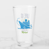 名前をカスタムする巡航 タンブラーグラス (裏面)