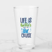 名前をカスタムする巡航 タンブラーグラス (正面)