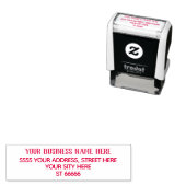 名前をカスタムする差出人住所スタンプパーソナライズされた セルフインキングスタンプ (インサイチュ)