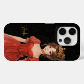 名前をカスタムする悲歌クイーンフォネカーゼ Case-Mate iPhoneケース (裏面 (横))