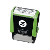 名前をカスタムする情報差出人住所自己スタンプ セルフインキングスタンプ (商品)