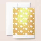 名前をカスタムする感謝実在フォイルカー子供へド 箔カード (裏面封筒付き)