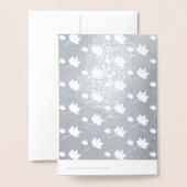 名前をカスタムする感謝実在フォイルカー子供へド 箔カード (裏面封筒付き)