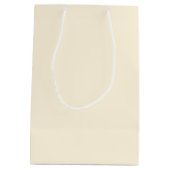 名前をカスタムする感謝祭 ミディアムペーパーバッグ (裏面)