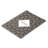 名前をカスタムする我々はあなたを見ている海軍と金ゴールドレトロ ノートブック (左側)