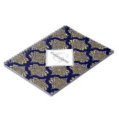 名前をカスタムする我々はあなたを見ている海軍と金ゴールドレトロ ノートブック (左側)