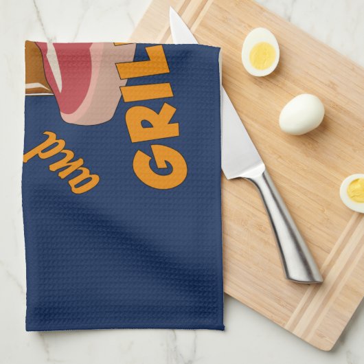 名前をカスタムする手タオルを冷やし及び焼きます キッチンタオル (四つ折り)