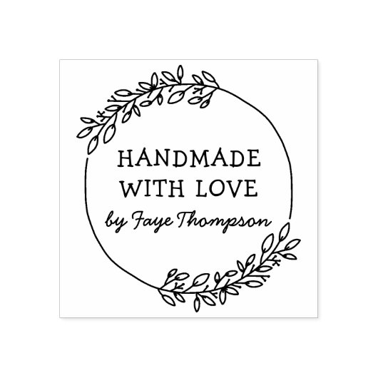 名前をカスタムする手作り愛 ラバースタンプ (インプリント)