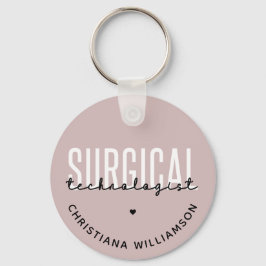 名前をカスタムする手術技術者Med Surg Tech キーホルダー