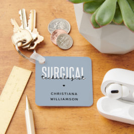 名前をカスタムする手術技術者Med Surg Tech キーホルダー