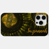 名前をカスタムする抽象芸術アーストーンスパイク Case-Mate iPhoneケース (裏面 (横))