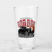 名前をカスタムする改造スピードショップガスステーションガレージ タンブラーグラス (正面)