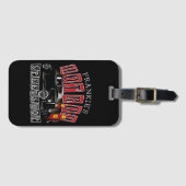 名前をカスタムする改造スピードショップガスステーションガレージ ラゲッジタグ (正面横)