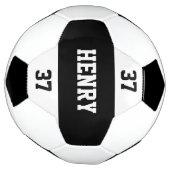 名前をカスタムする数クールモダンパーソナライズされた サッカーボール (回転)