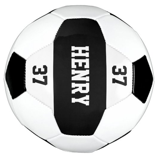 名前をカスタムする数クールモダンパーソナライズされた サッカーボール (回転)