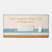 名前をカスタムする文字スローガン事務局又は個人レトロ デスクマット (キーボード&マウス)