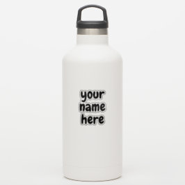 名前をカスタムする文字バブーブリーチーヴィ シール