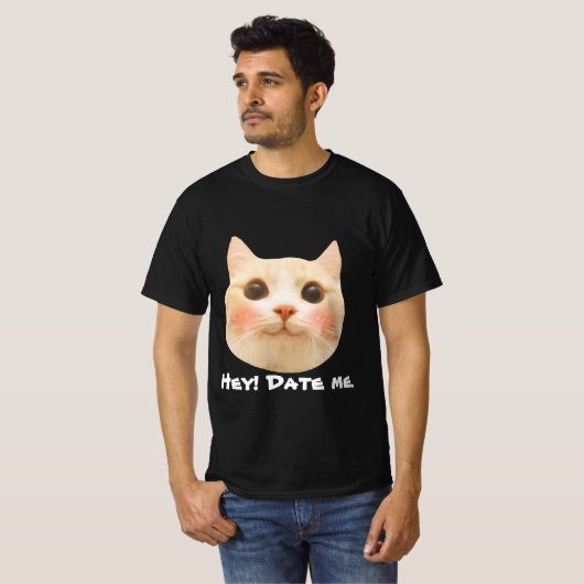 名前をカスタムする文字パーソナライズされたN・猫Tシャツ Tシャツ (正面フル)