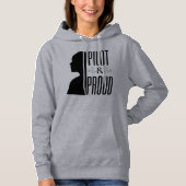 名前をカスタムする日占領女性パイロット及誇りを持ったび パーカ (正面)