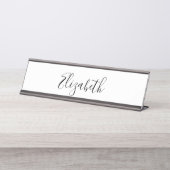 名前をカスタムする書 デスクネームプレート (正面)