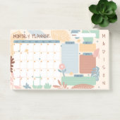 名前をカスタムする月次プランナー ポストイット (オフィス)