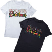 名前をカスタムする本好きクリスマス本好き Tシャツ