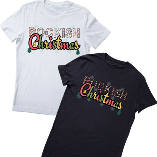 名前をカスタムする本好きクリスマス本好き Tシャツ