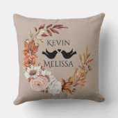 名前をカスタムする枕、秋名前をカスタムする枕 クッション (裏面)