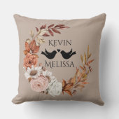 名前をカスタムする枕、秋名前をカスタムする枕 クッション (正面)