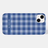 名前をカスタムする格子模様/タータンチェック模様 Case-Mate iPhoneケース (裏面 (横))